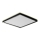 Prezent 27315 - Светодиодный потолочный светильник для ванной комнаты CORDIA SQ LED/24W/230V 3000/6000K IP54 черный