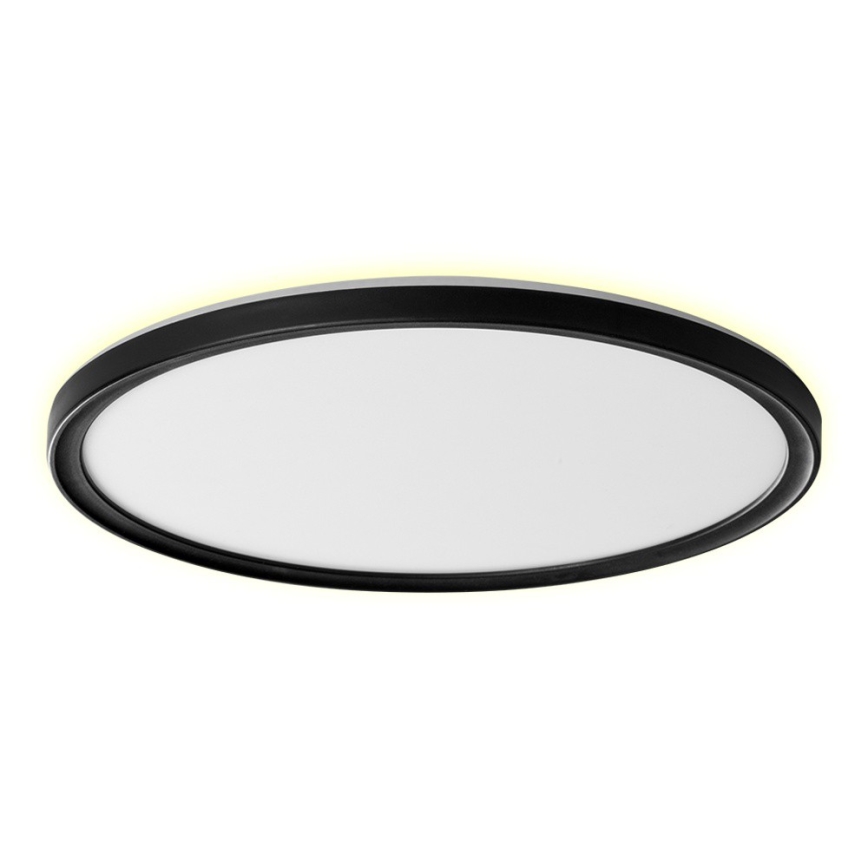 Prezent 27317 - LED стельовий світильник для ванної кімнати CORDIA LED/30W/230V 3000-6000K IP54 Ø 50 см чорний