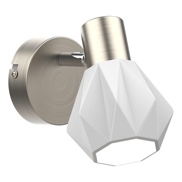 Prezent 27509 - Настінний точковий світильник METIS 1xE14/40W/230V матовий хром