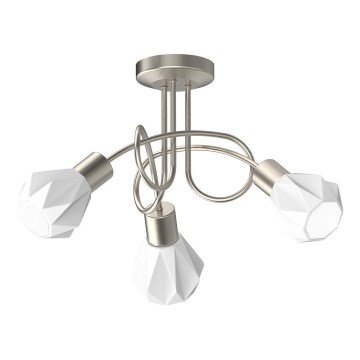 Prezent 27511 - Припотолочная люстра METIS 3xE14/40W/230V матовый хром