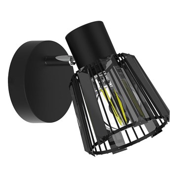 Prezent 27516 - Настенный точечный светильник PONTEO 1xE27/40W/230V черный