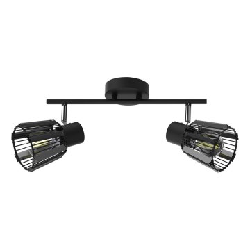 Prezent 27517 - Точечный светильник PONTEO 2xE27/40W/230V черный