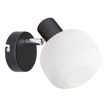 Prezent 27519 - Настенный точечный светильник ARYA 1xE14/40W/230V черный/белый