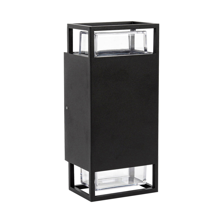 Prezent 28211A - Уличный настенный светильник EVENTO 2xGU10/35W/230V IP54 черный