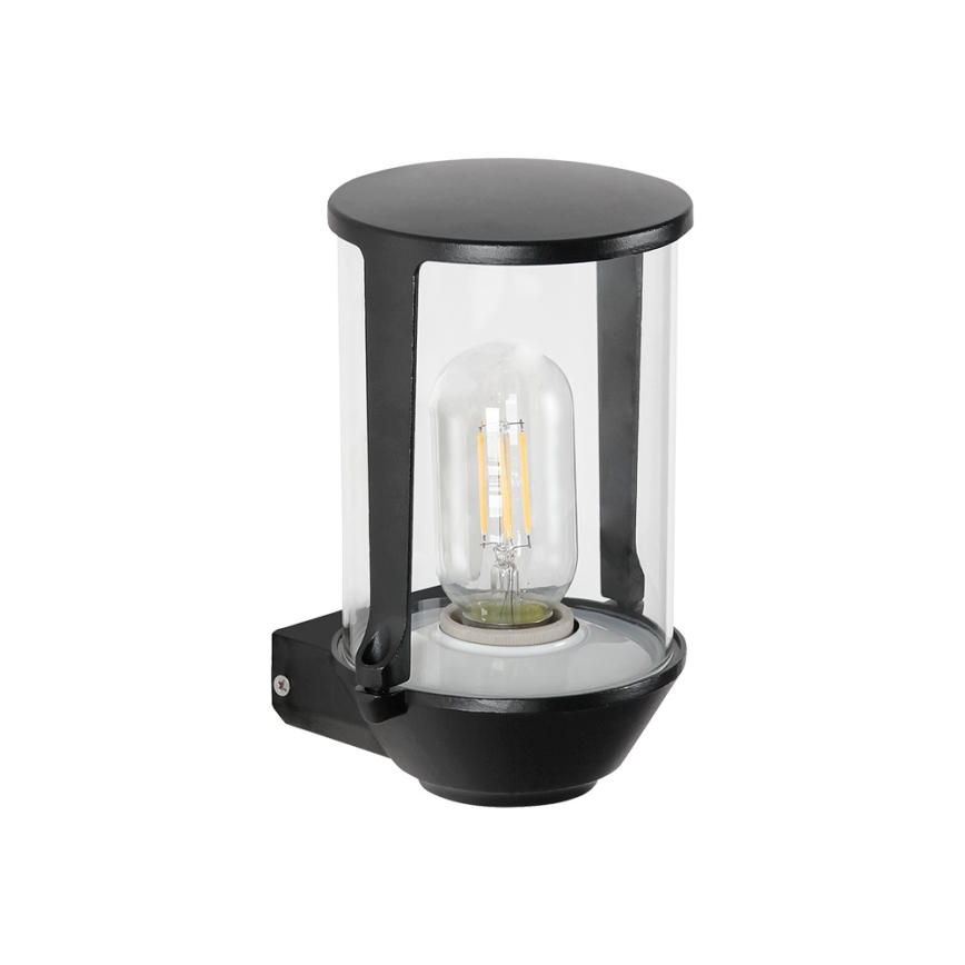 Prezent 28212A - Вуличний настінний світильник TOBBO 1xE27/35W/230V IP54 чорний