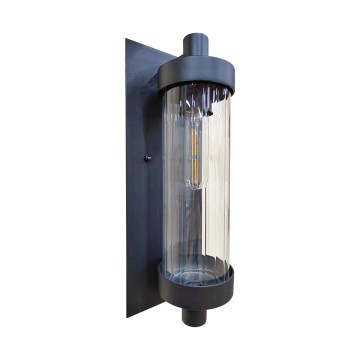 Prezent 28213A - Вуличний настінний світильник VERTICA 1xE27/35W/230V IP54 чорний