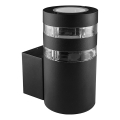 Prezent 31306 - Вуличний настінний світильник DAIMA 1xGU10/10W/230V IP44 чорний
