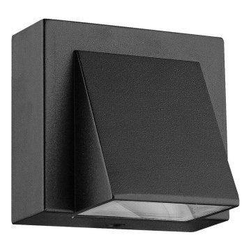 Prezent 31314 - Вуличний світлодіодний настінний світильник NAUTIC LED/3W/230V IP44 чорний