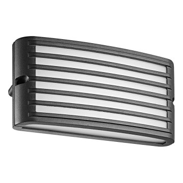 Prezent 31317 - Вуличний світлодіодний настінний світильник PLUTO LED/9W/230V IP54 чорний