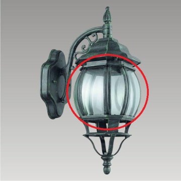 Prezent 39001 - Запасний плафон для вуличного світильника PRINZ E27