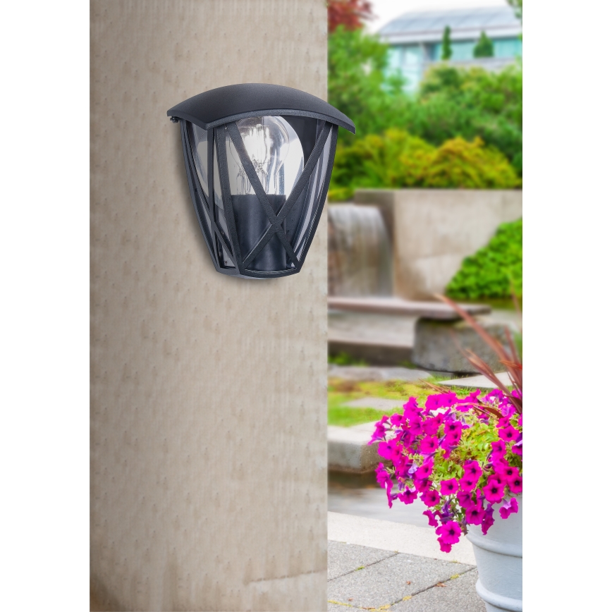 Prezent 39032 - Вуличний настінний світильник SPLIT 1xE27/40W/230V IP44