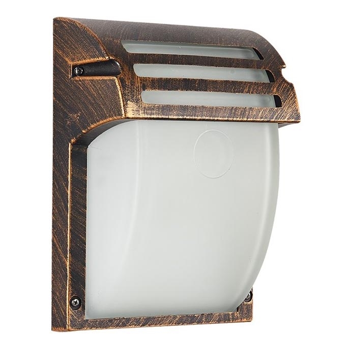 Prezent 39039 - Уличный настенный светильник AMALFI MINI 1xE27/60W/230V IP44 патина