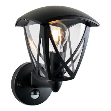 Prezent 39041 - Наружный настенный светильник с датчиком SPLIT 1xE27/40W/230V