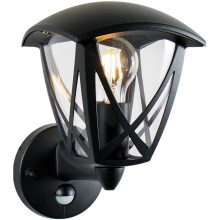Prezent 39041 - Уличный настенный светильник с датчиком SPLIT 1xE27/40W/230V