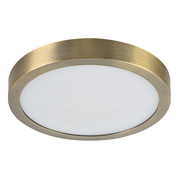 Prezent 49058 - Светодиодный потолочный светильник LENYS LED/9W/230V 4000K диаметр 12 см латунь