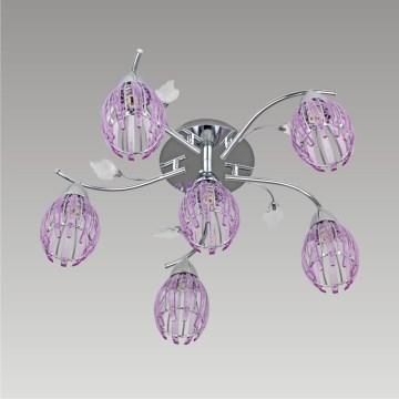 Prezent 61212 - Точечный светильник EZZO 6xG9/33W/230V фиолетовый