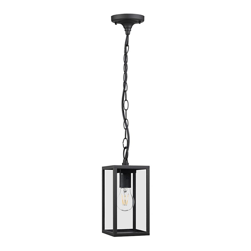 Prezent 65303 - Зовнішній люстра LOARA 1xE27/60W/230V чорний IP54