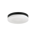 Prezent 67113 - Стельовий світильник для ванної кімнати PILLS 1xE27/60W/230V IP44 чорний