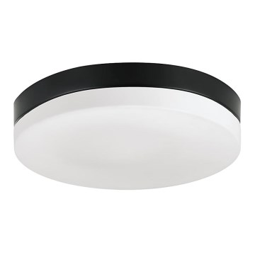 Prezent 67114 - Стельовий світильник для ванної кімнати PILLS 1xE27/60W/230V IP44 чорний