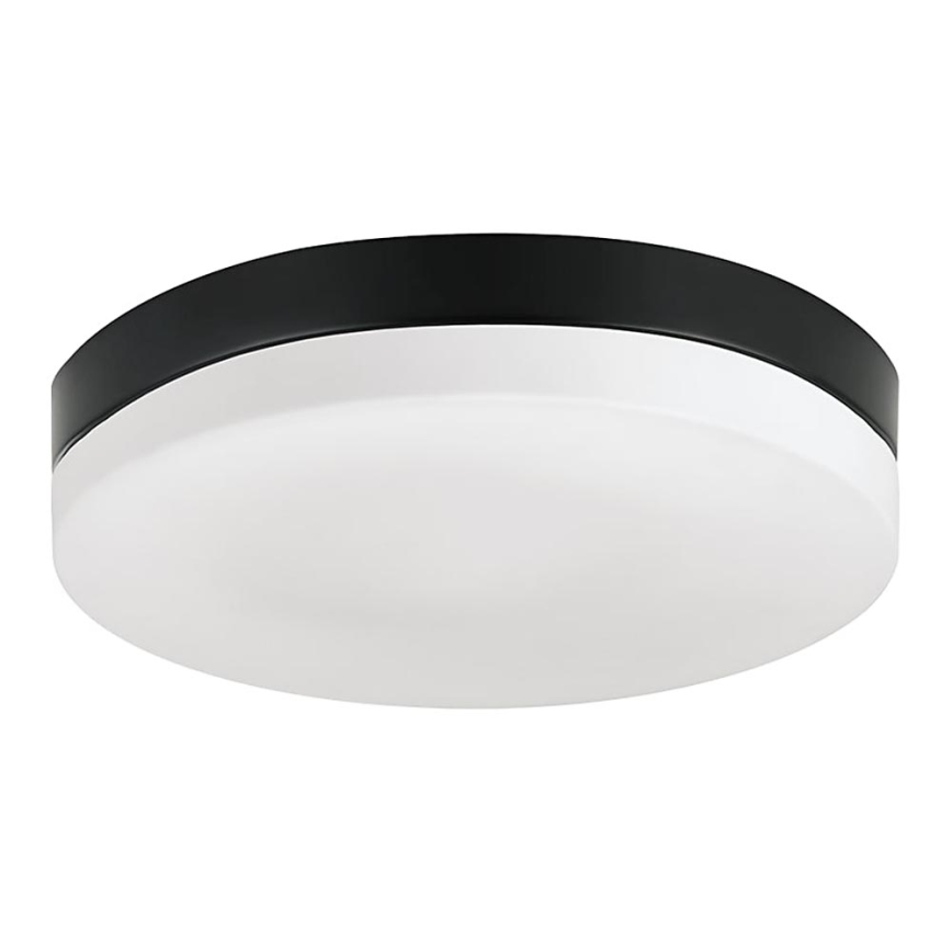 Prezent 67114 - Стельовий світильник для ванної кімнати PILLS 1xE27/60W/230V IP44 чорний