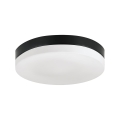 Prezent 67114 - Стельовий світильник для ванної кімнати PILLS 1xE27/60W/230V IP44 чорний