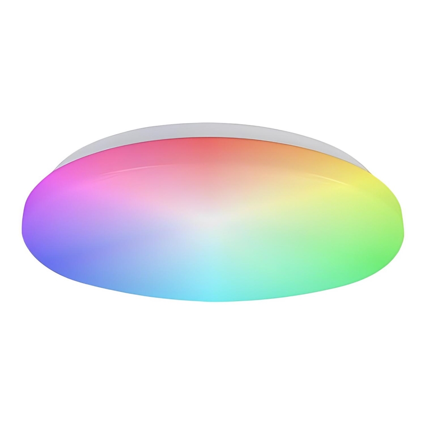 Prezent 70013 - LED RGB Стельовий світильник з регулюванням яскравості та динаміком BLISS LED/72W/230V 3000-6500K + пульт дистанційного керування