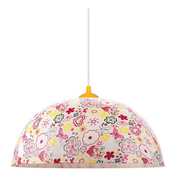 Prezent 74201 - Дитяча підвісна люстра FLOWERS 1xE27/60W/230V