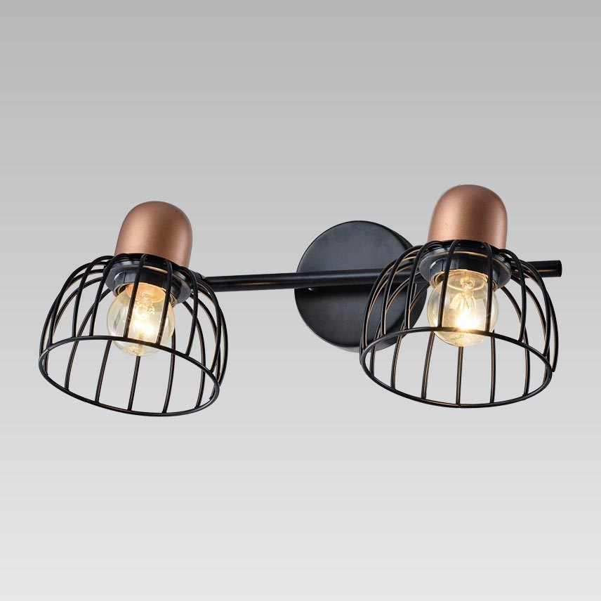 Prezent 75463 - Настінний світильник BASKET 2xE27/60W/230V