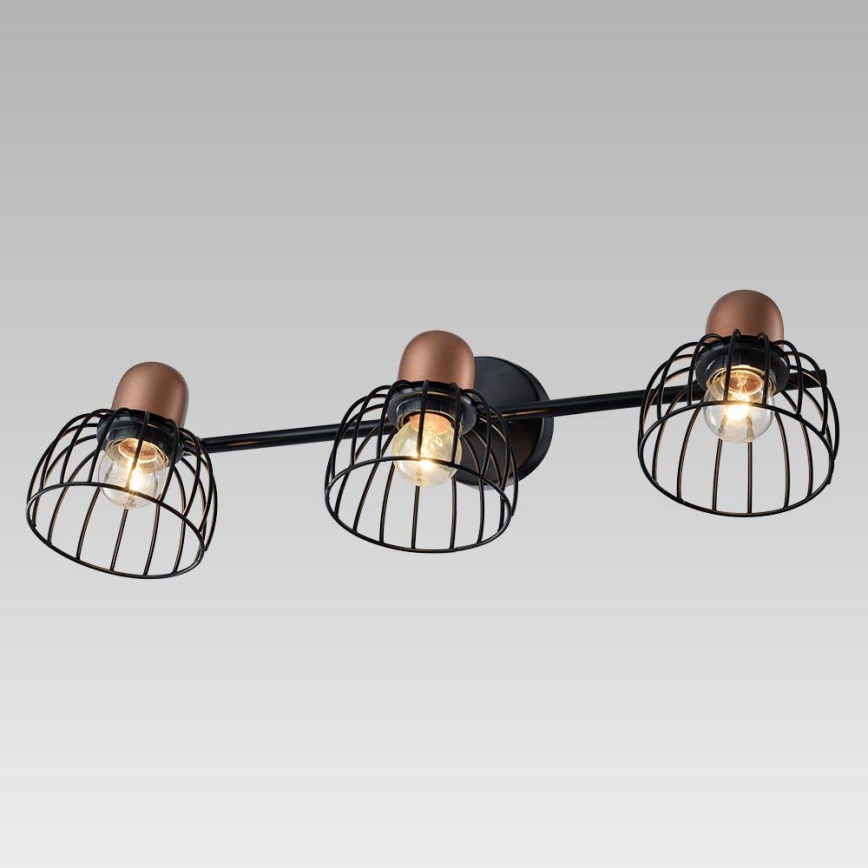 Prezent 75464 - Настінний світильник BASKET 3xE27/60W/230V