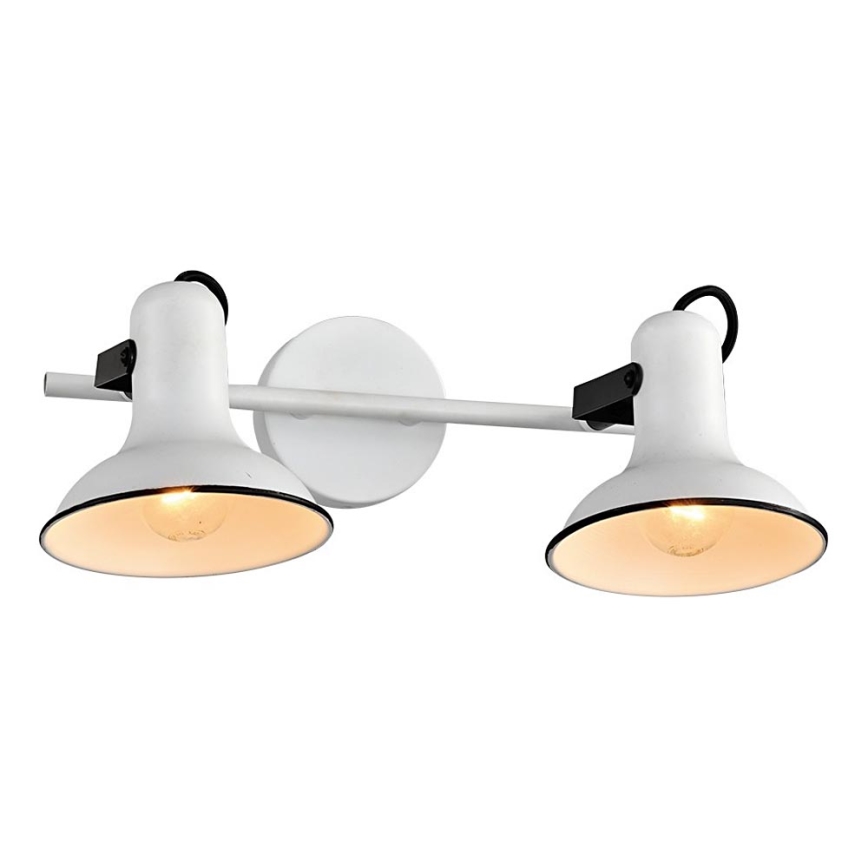 Prezent 75474 - Настенный точечный светильник ANDORA 2xE14/40W/230V белый