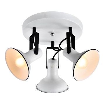 Prezent 75475 - Точковий світильник ANDORA 3xE14/40W/230V білий