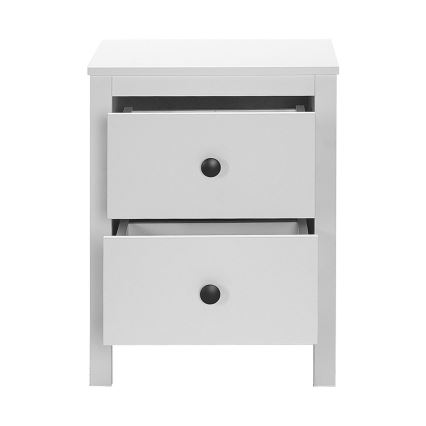 Приліжкова тумбочка 61x46 см білий