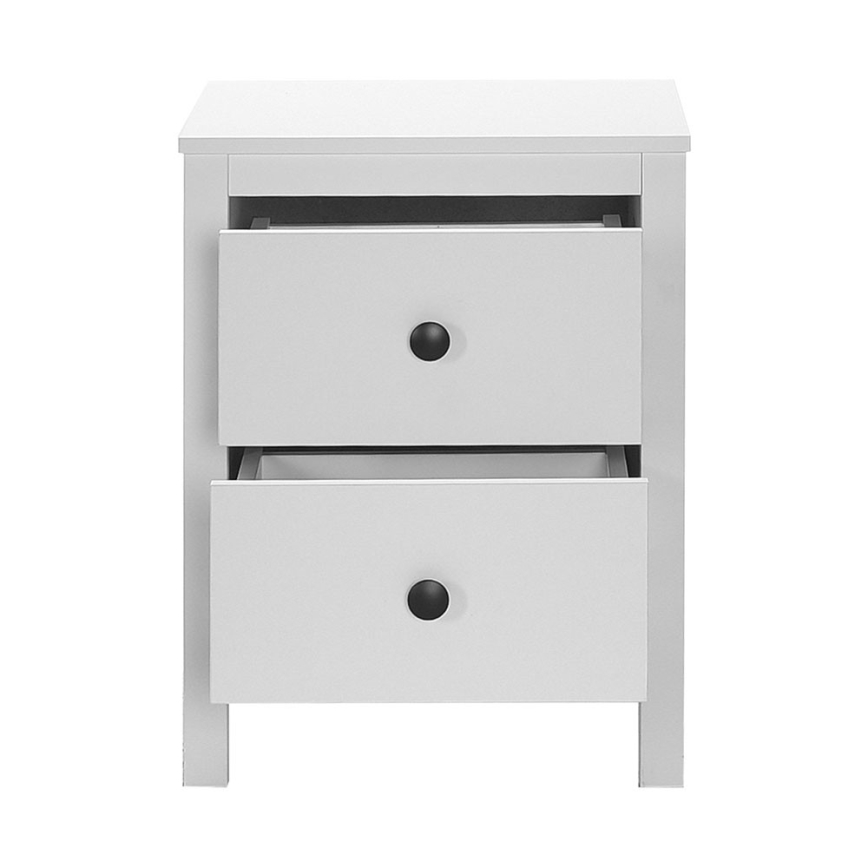 Приліжкова тумбочка 61x46 см білий