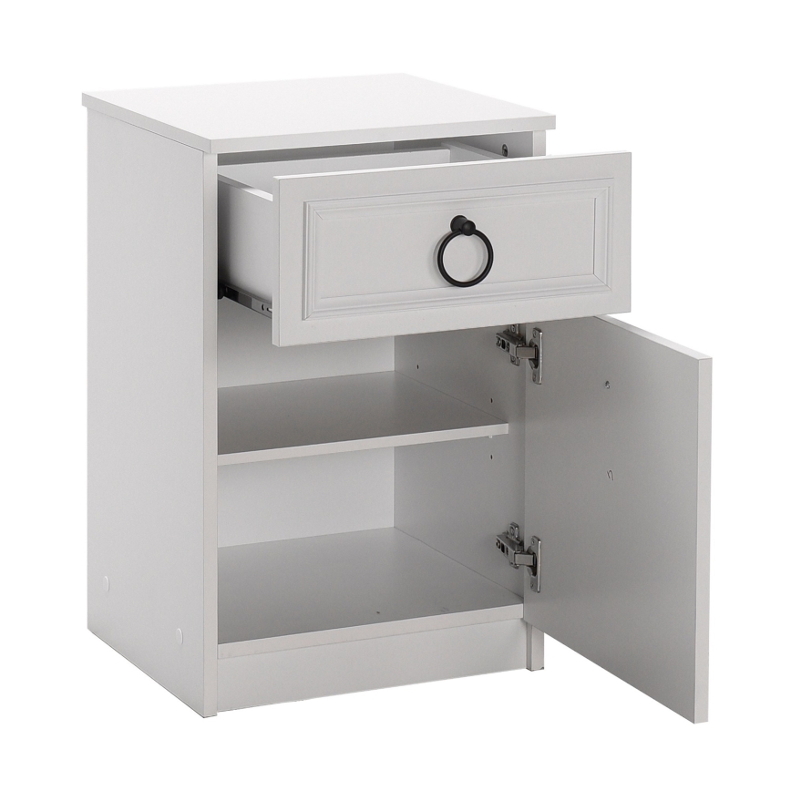 Приліжкова тумбочка 63x40 см білий