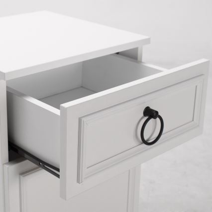 Приліжкова тумбочка 63x40 см білий