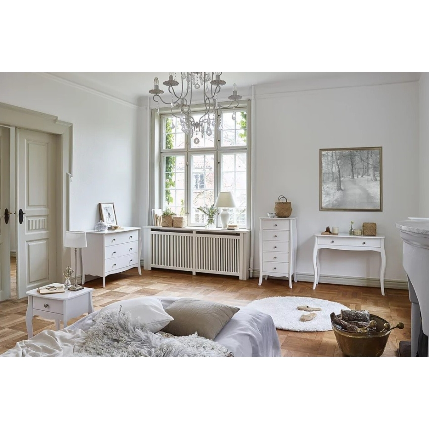 Приліжкова тумбочка BAROQUE 55x45 см білий