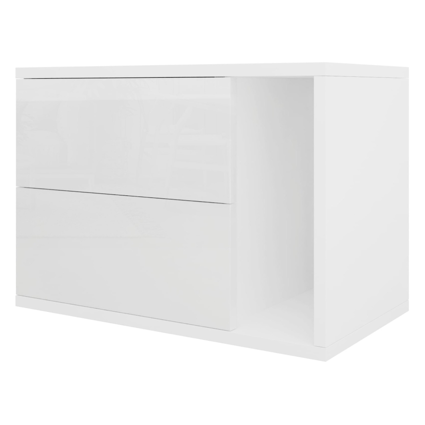 Приліжкова тумбочка BECE 40x57 см білий