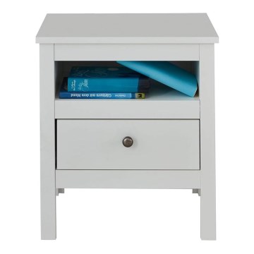 Приліжкова тумбочка FARGE 52x47 см білий