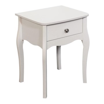 Приліжкова тумбочка BAROQUE 55x45 см білий