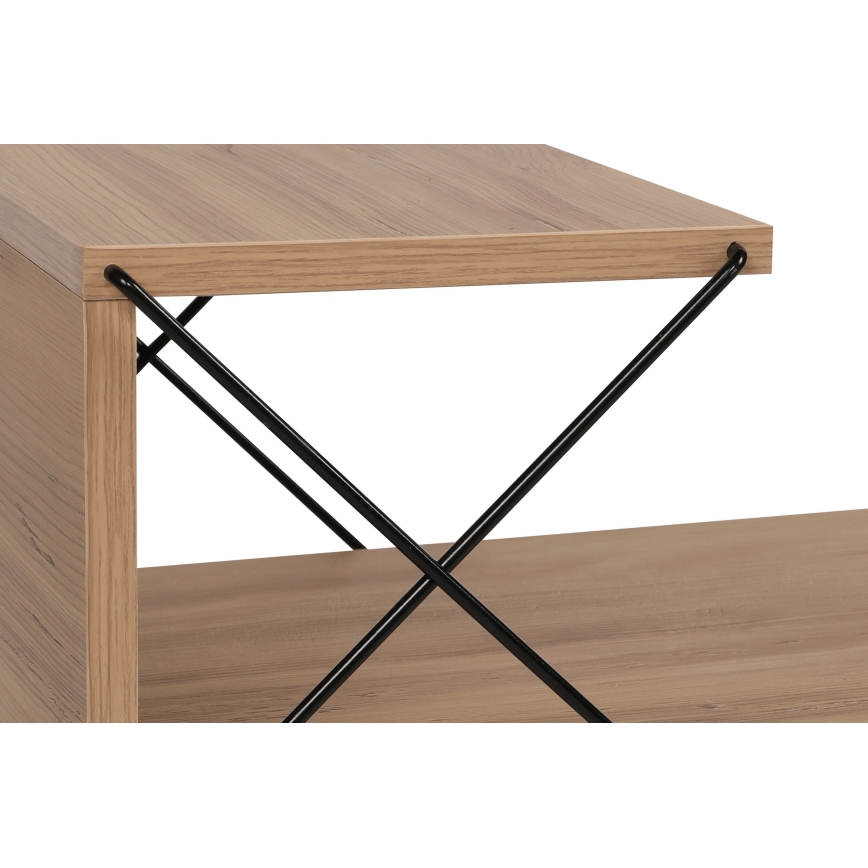 Приліжкова тумбочка CROSS 55x50 см коричневий