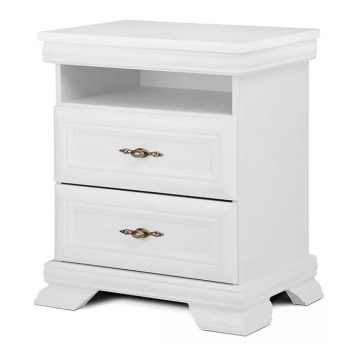 Приліжкова тумбочка IMPERIO 68x58 см білий
