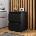 Приліжкова тумбочка MALWA 40x40 см матовий чорний