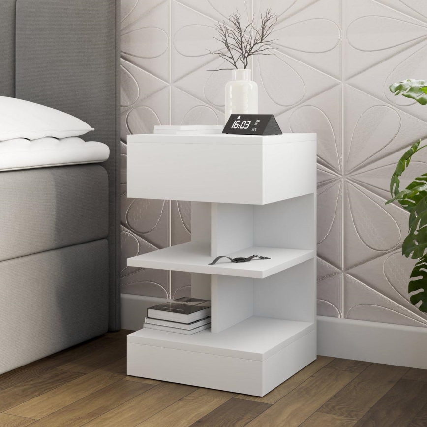 Приліжкова тумбочка OBENITA 65x39 см білий