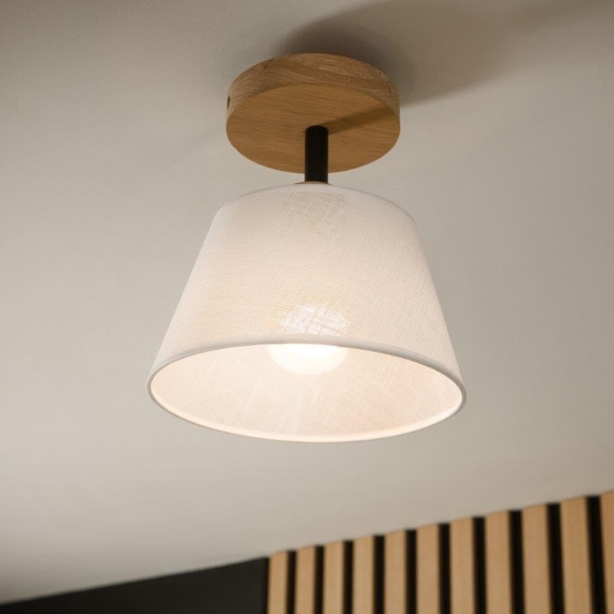 Припотолочная люстра ANTONIO 1xE14/60W/230V белый/дуб