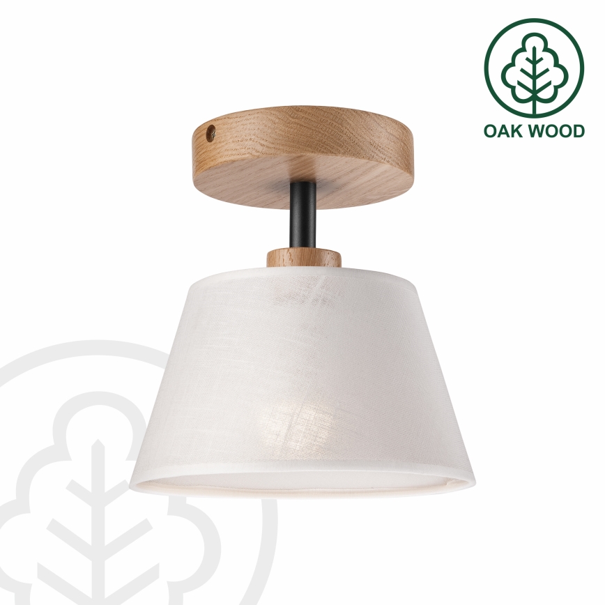 Припотолочная люстра ANTONIO 1xE14/60W/230V белый/дуб