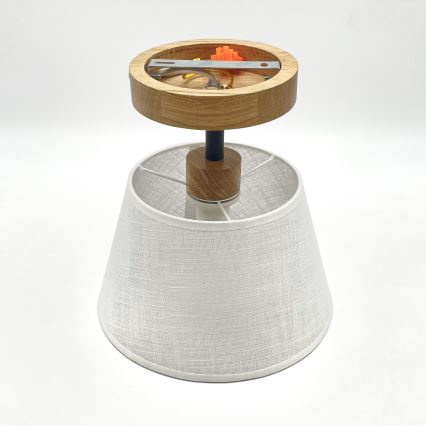 Припотолочная люстра ANTONIO 1xE14/60W/230V белый/дуб