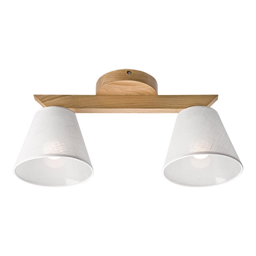 Припотолочная люстра ANTONIO 2xE14/40W/230V дуб