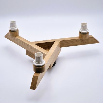 Припотолочная люстра ANTONIO 3xE14/40W/230V дуб