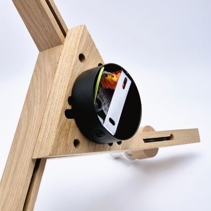 Припотолочная люстра ANTONIO 3xE14/40W/230V дуб