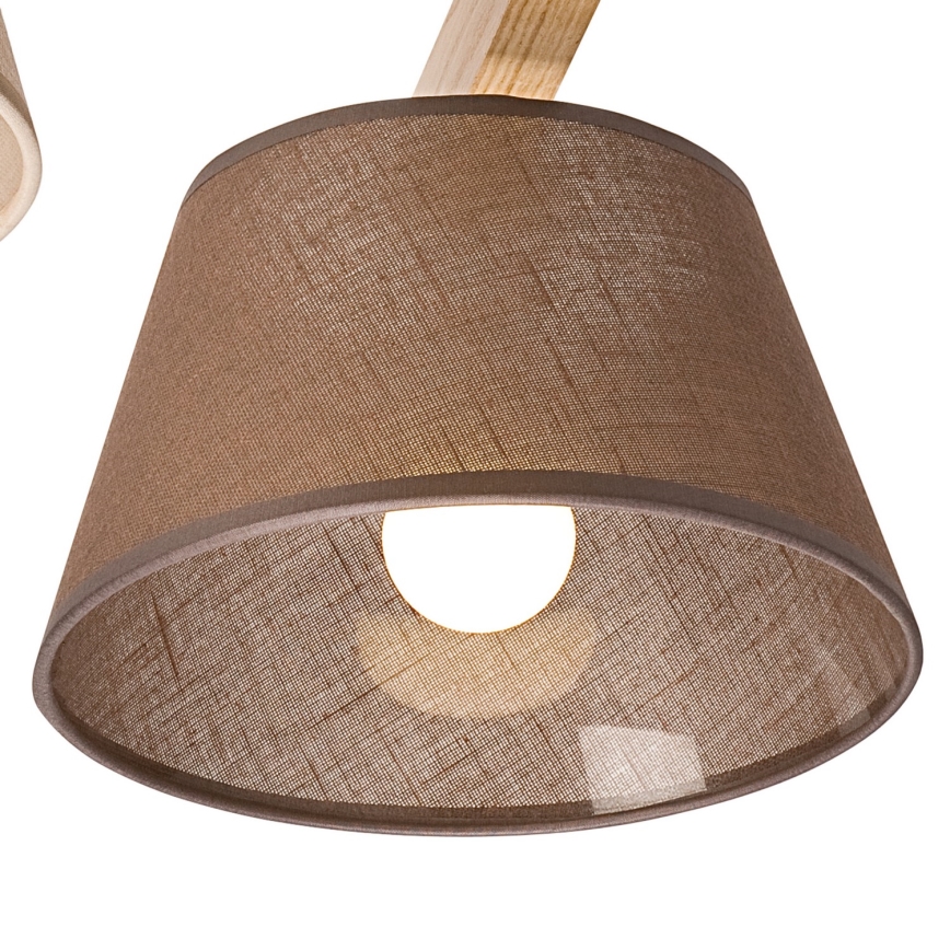 Припотолочная люстра ANTONIO 3xE14/40W/230V дуб